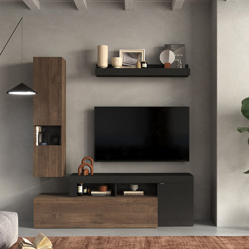 LIBERTY---parete-attrezzata-moderna-Antracite-Milani-Home