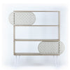 Libreria 3 ripiani Illia rovere nero 94x25x117 MT1905121