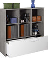 Libreria a 6 cubi con cestone doppio MiPiace elegante e moderna Casa e cucina/Arredamento/Studio/Mobiletti e credenze/Librerie Decor Space - Altamura, Commerciovirtuoso.it