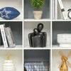 Libreria-Bianca-per-Casa-e-Ufficio,-Scaffale-dal-Design-Moderno-con-9-Scomparti-in-Legno,-91.5-x-29.5-x-91.5-cm-VB3833-422WTVB3