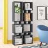Libreria bifacciale Rail antracite 79x166,5