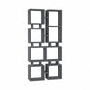 Libreria bifacciale Rail antracite 79x166,5