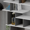Libreria design Apollon bianco antracite