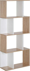 Libreria-di-Design-Scaffale-Ufficio-Legno-Moderna-4-Ripiani-60×24×148cm-TY9833-451TY9