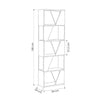 Libreria Frame colore rovere con 5 ripiani