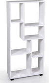 Libreria H127x60x24 Cm Ripiani In Legno Bianco Striato Mobile Scaffale 750892 Casa e cucina/Arredamento/Soggiorno/Librerie Trade Shop italia - Napoli, Commerciovirtuoso.it