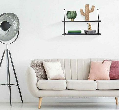 Libreria Mensole Scaffale Parete Design Moderna Legno Metallo 2 Ripiani Nero Casa, arredamento e bricolage > Arredamento > Mobili e Accessori Trade Shop italia - Napoli, Commerciovirtuoso.it