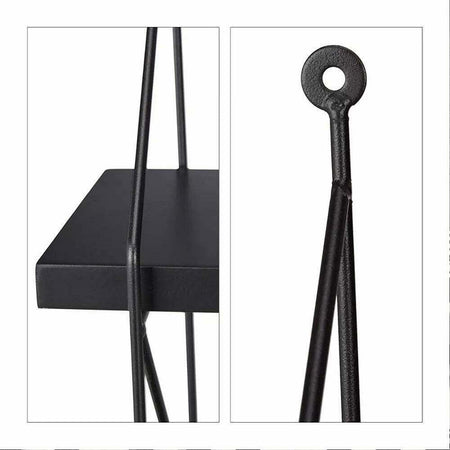 Libreria Mensole Scaffale Parete Design Moderna Legno Metallo 2 Ripiani Nero Casa, arredamento e bricolage > Arredamento > Mobili e Accessori Trade Shop italia - Napoli, Commerciovirtuoso.it