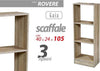 Libreria-Scaffale-3-Ripiani-105x40x24-Cm-Mensole-In-Legno-Rovere-Moderno-769672