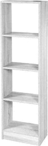 Libreria Scaffale 4 Ripiani Mensole Colonna Legno Bianco Moderno 137x40x24cm 768927 Casa e cucina/Arredamento/Soggiorno/Librerie Trade Shop italia - Napoli, Commerciovirtuoso.it