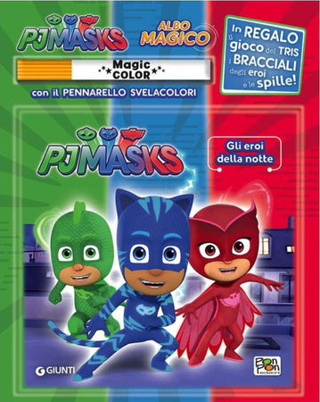 Libro-Gli-eroi-della-notte-Pj-Masks---Albo-magico-Giunti