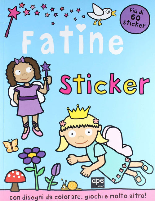 Libro per bambini Fatine età 3 anni, 28 x 0.7 x 21.6 cm- Libro Stickers Libri/Libri per bambini e ragazzi/Giochi giocattoli e attività ricreativa Liquidator Italia - Nicosia, Commerciovirtuoso.it
