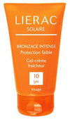 Lierac Solaire Bronzage Intense Crema Solare Gel Viso SPF 10 Protezione Solare Specifica Viso Leggera Assorbimento Immediato Laboratoires Lierac