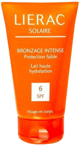 Lierac Solaire Bronzage Intense Spf 6 Viso E Corpo Latte Alta Idratazione