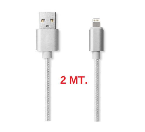 Cavo dati e ricarica USB > Lightning Telato 2 mt.
