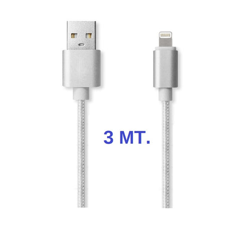 Cavo dati e ricarica USB > Lightning Telato 3 mt.