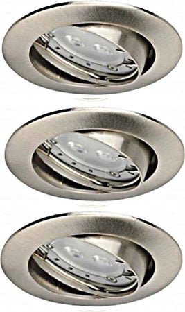 Light-Topps-3-FARETTI-DA-INCASSO-LED-3-X-1,8-W-104-lm-GU10-IN-FERRO-SPAZZOLATO