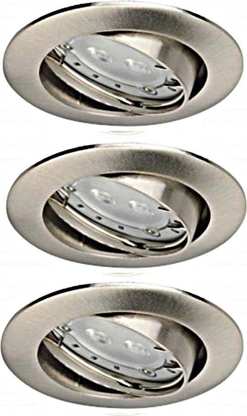 Light-Topps-3-FARETTI-DA-INCASSO-LED-3-X-1,8-W-104-lm-GU10-IN-FERRO-SPAZZOLATO