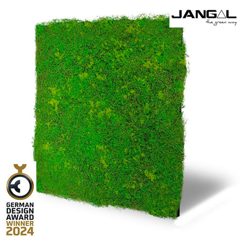 JANGAL Pannelli acustici Modulabili in FLORA sintetica ULTRAREALISTICA 52x52cm mod. LIGHT GREEN - Eternal Parquet