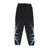 PHOBIA Pantalone Tuta Leggero Uomo Lateral Lightning Print Pants Black/light Blue da uomo