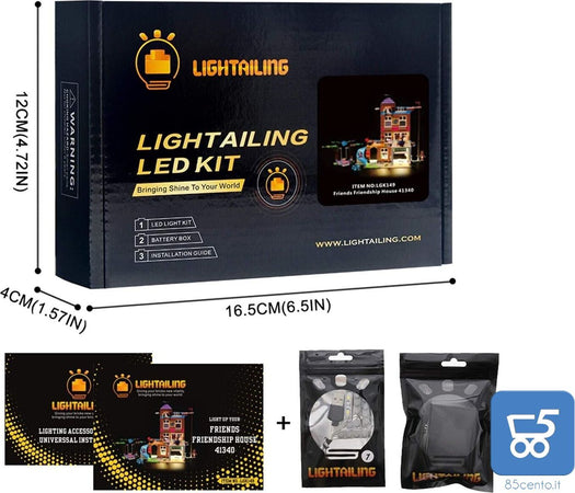 LIGHTAILING LGK149 Set di Luci per Friendship House Kit Luce LED Compatibile con Lego 41340 (LEGO NON INCLUSI)