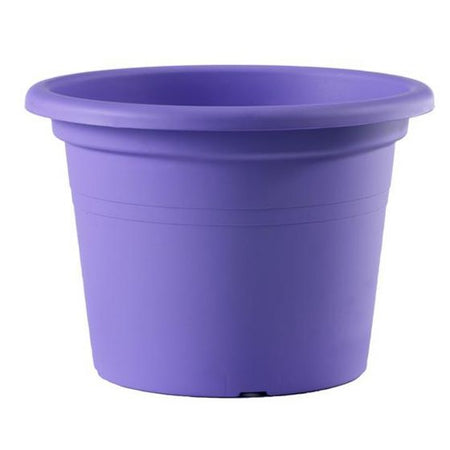 Vaso tondo in plastica "Cilindro Basic" colorato per giardino piante e fiori