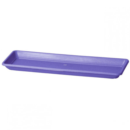 Sottovaso rettangolare "Sottocassetta Basic" per fiori e piante da esterno.