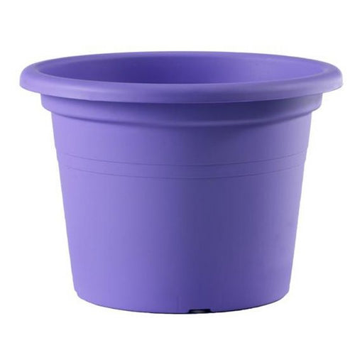 Vaso tondo in plastica Cilindro Basic colorato per giardino piante e fiori
