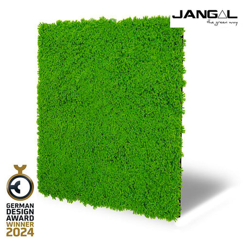 JANGAL Pannelli acustici Modulabili in FLORA sintetica ULTRAREALISTICA 52x52cm mod. LIME GREEN - Eternal Parquet