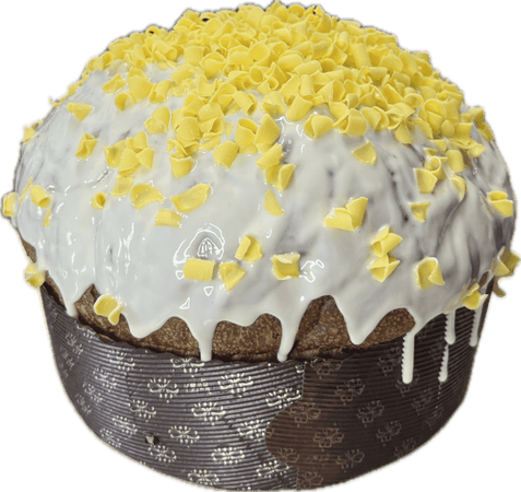 Panettone Artigianale "limoncello" Impasto Con Scorze Di Limone Dei Nebrodi Farcito Con Crema Al Limone Di Sicilia Dolce Tipico Natalizio Panettoni 1.2 Kg