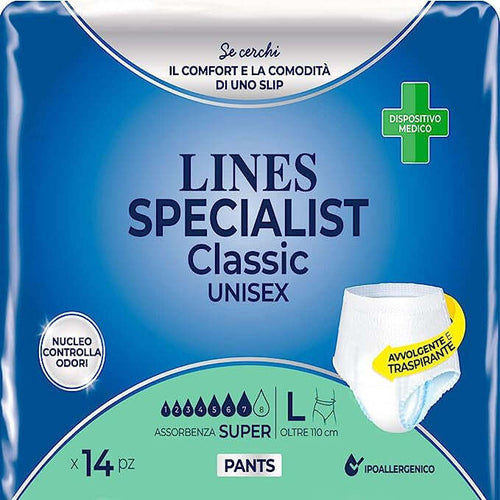 LINES-Specialist-Classic-Pants-Super-Taglia-L-Confezione-da-14pz