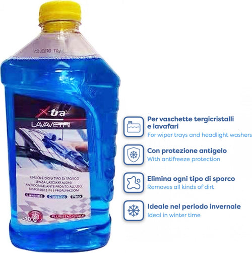 Liquido Lavavetri Concentrato 1lt Sgrassante Pulizia Vaschetta Tergicristalli Auto e Moto/Cura auto e moto/Pulizia finestrini/Detergenti lavavetri Trade Shop italia - Napoli, Commerciovirtuoso.it