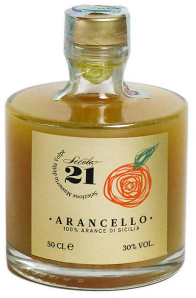 Liquore Arancello 0,5 lt liquore alle arance per infusione di scorze di arance con oli essenziali 500ml in vetro digestivo alle arance senza conservanti Secolo21