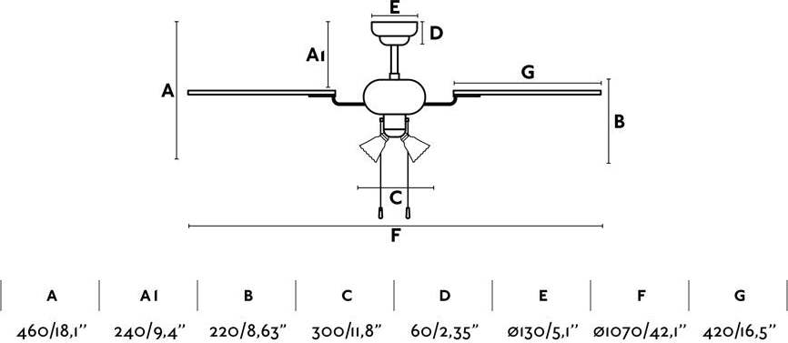LISBOA S Ventilatore da soffitto marrone Fai da te/Prodotti per la costruzione/Riscaldamento e raffreddamento/Sistemi mobili di climatizzazione/Ventilatori/Ventilatori da soffitto Led Mall Home - Napoli, Commerciovirtuoso.it