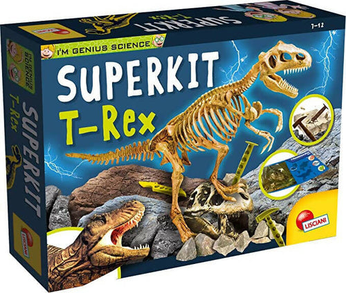 Lisciani – I’m a Genius Predators 2 in 1 Gioco per Bambini Scheletri Di Dinosauro, Pietra Da Scavare, Attrezzi, Manuale Illustrato Giochi e giocattoli/Giochi educativi e scientifici/Kit e esperimenti di scienze Cartoleria Deja Vu - Crotone, Commerciovirtuoso.it