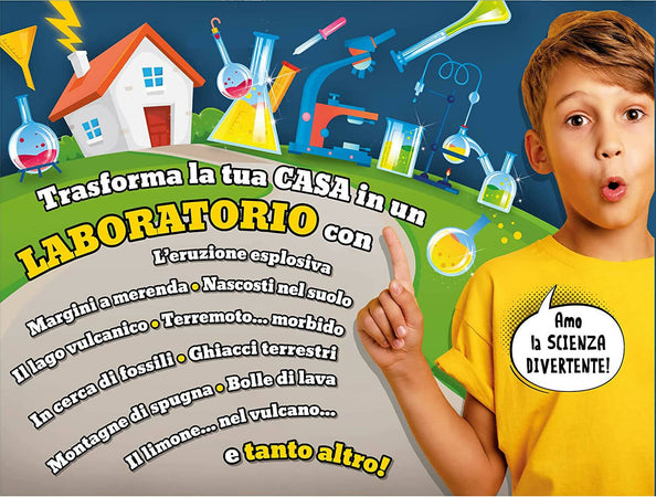 Lisciani I’m a Genius Scienza in Casa Vulcanologia Gioco per Bambini Sulla Scienza Della Terra Giochi e giocattoli/Giochi educativi e scientifici/Kit e esperimenti di scienze Cartoleria Deja Vu - Crotone, Commerciovirtuoso.it