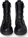 Liu-Jo-anfibi-donna-Rumi-25-con-profilo-strass-in-pelle-nero-SF4101P0