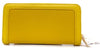 LIU JO Portafogli donna Zip around in safiano giallo