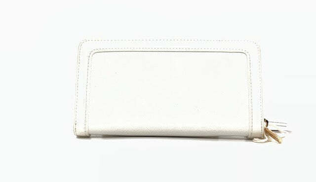 LIU JO Portafogli donna zip around safiano bianco