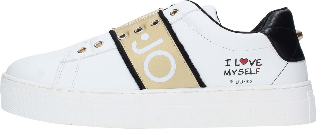 Liu-Jo-Sneakers-Bianco-oro-da-donna