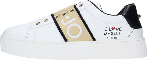 Liu-Jo-Sneakers-Bianco-oro-da-donna