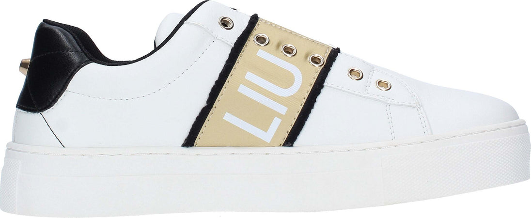 Liu-Jo-Sneakers-Bianco-oro-da-donna