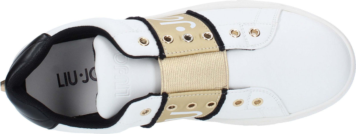 Liu-Jo-Sneakers-Bianco-oro-da-donna
