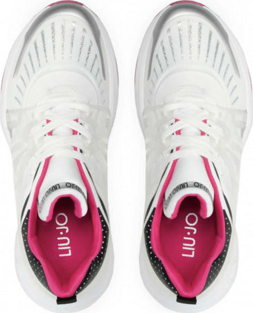 Liu Jo Sneakers Donna Bianche Rosa Maxi Suola Platform Sneaker Ecosostenibile Powered By Vibram White/silver P/e22 Moda/Donna/Scarpe/Sneaker e scarpe sportive/Sneaker casual Dade Concept - Gaeta, Commerciovirtuoso.it