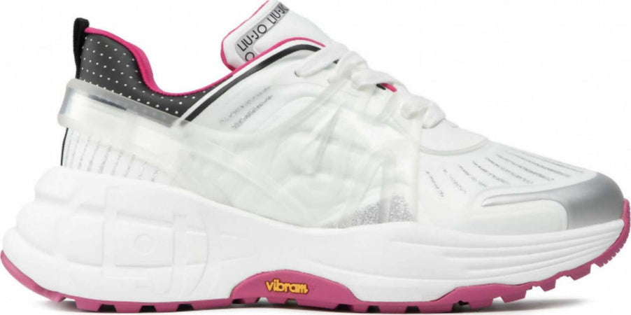 Liu Jo Sneakers Donna Bianche Rosa Maxi Suola Platform Sneaker Ecosostenibile Powered By Vibram White/silver P/e22 Moda/Donna/Scarpe/Sneaker e scarpe sportive/Sneaker casual Dade Concept - Gaeta, Commerciovirtuoso.it