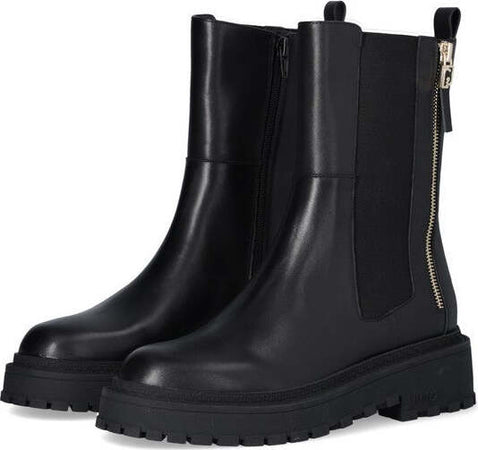 Liu-Jo-stivaletti-Rumi-28-con-zip-nero-SF4187PX241