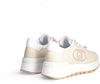 Liujo donna sneakers in pelle con logo gioiello