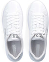 Liujo donna sneakers in pelle con maxi logo BA4041PX02601111 Bianco