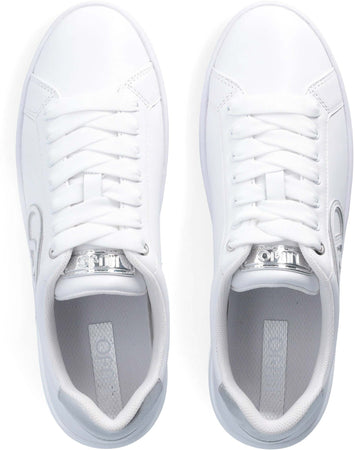 Liujo donna sneakers in pelle con maxi logo BA4041PX02601111 Bianco