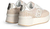 Liujo donna sneakers monogram in camoscio